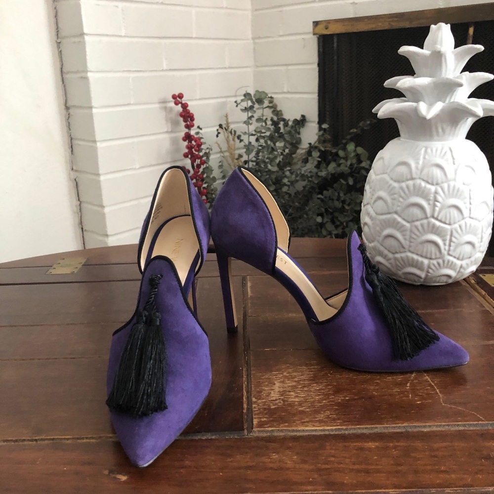 Nine West purple Tyrell pumps. Rare & Gorgeous!